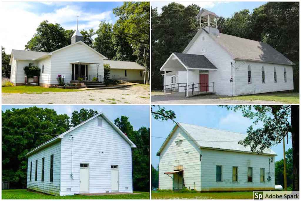 Mayberry Township Churches Collage 2018