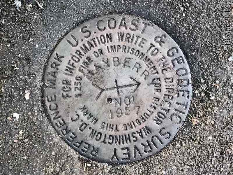 Mayberry Geodetic Marker